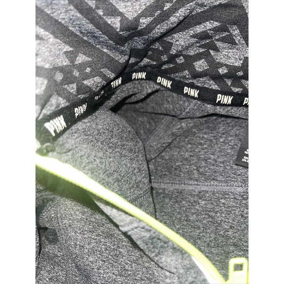 PINK by Victoria Secret 1/4 zip PULLOVER With Thumb holes Size S - Picture 12 of 16